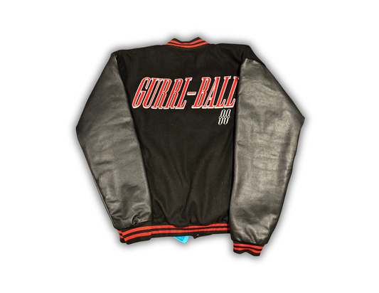 GB VARSITY LEATHER SLEEVE JACKET