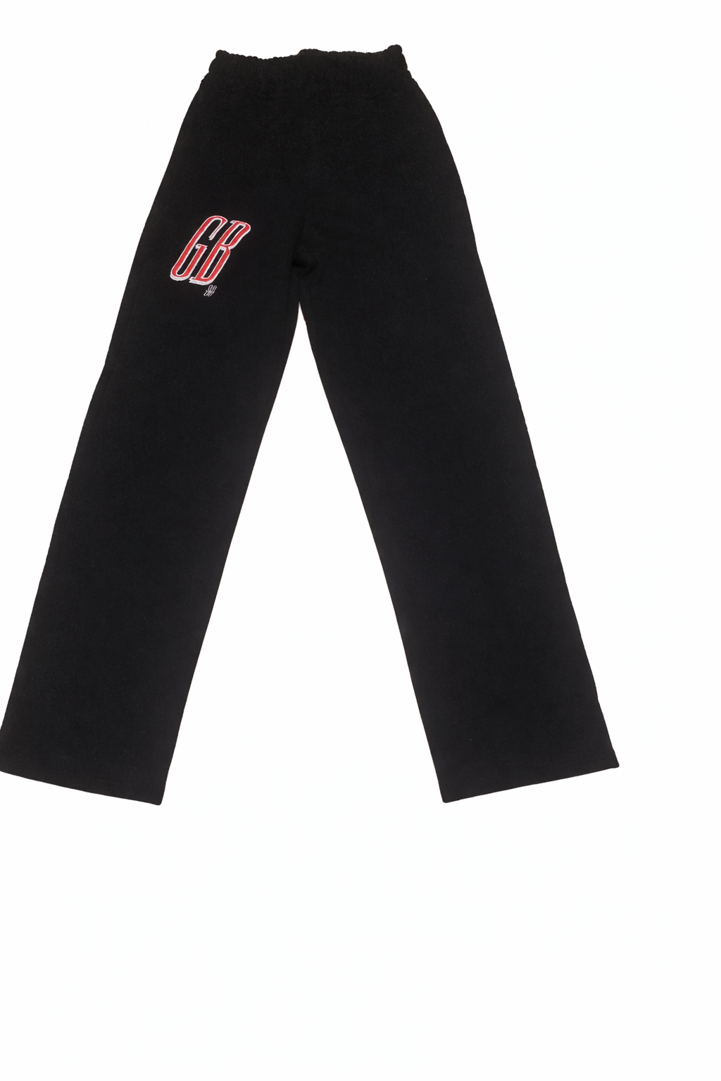 Black Regular leg heavy weight sweat pants