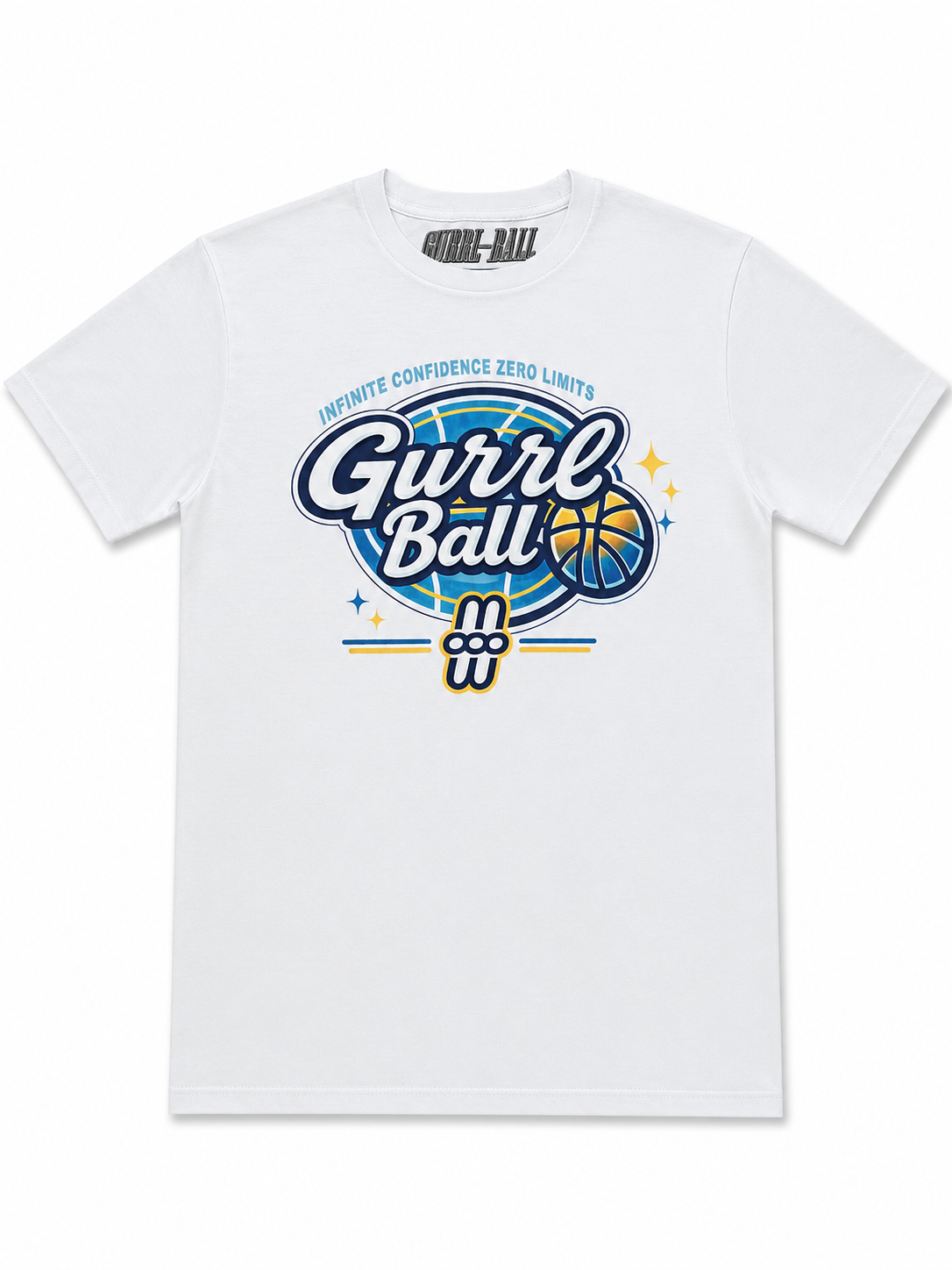 GURRL-BALL 00 Blue/Gold T-Shirt