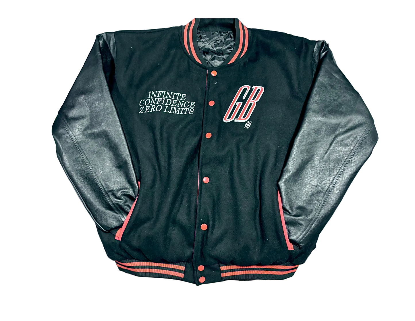 GB VARSITY LEATHER SLEEVE JACKET