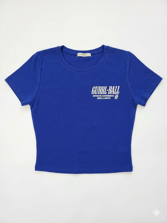 Cropped Top Royal Blue