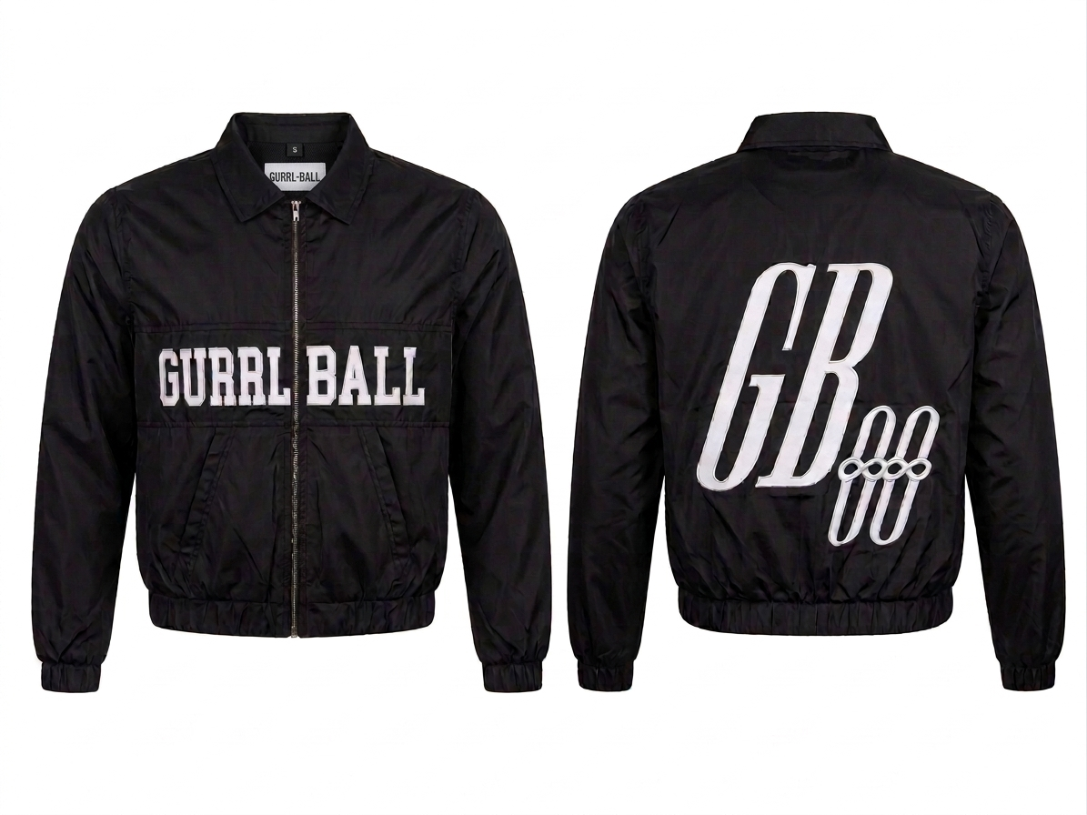 Black Windbreaker - 10% off Pre-orders