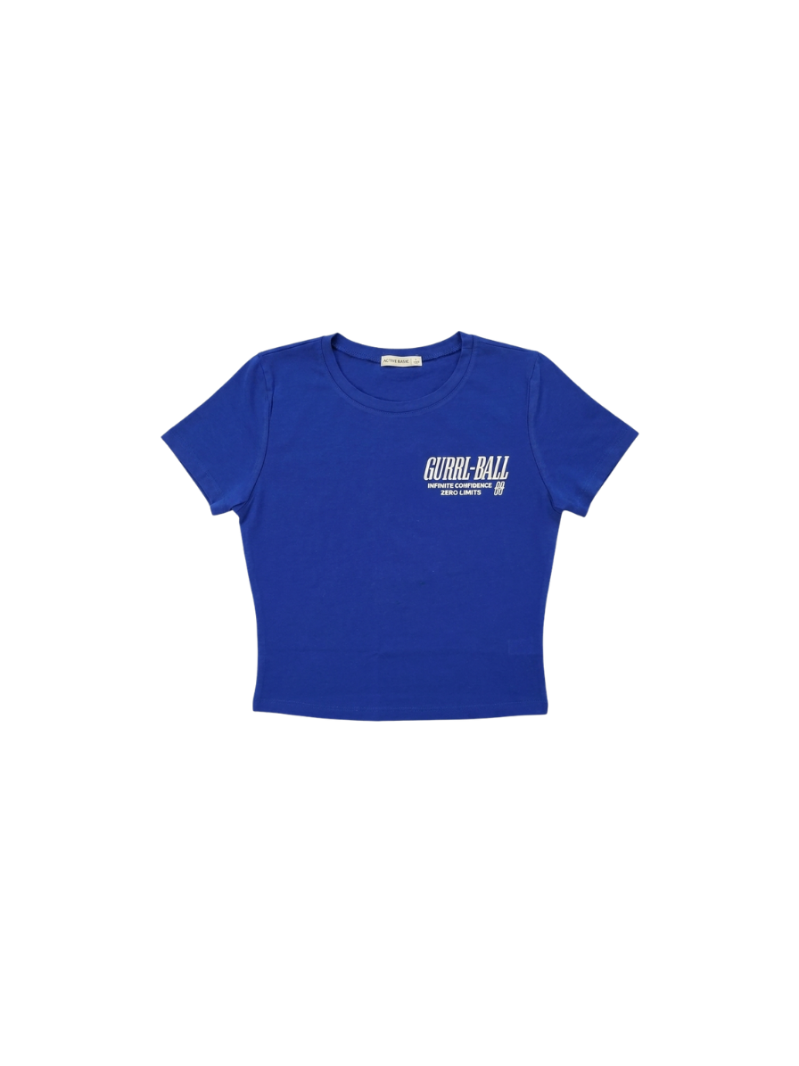 Cropped Top Royal Blue