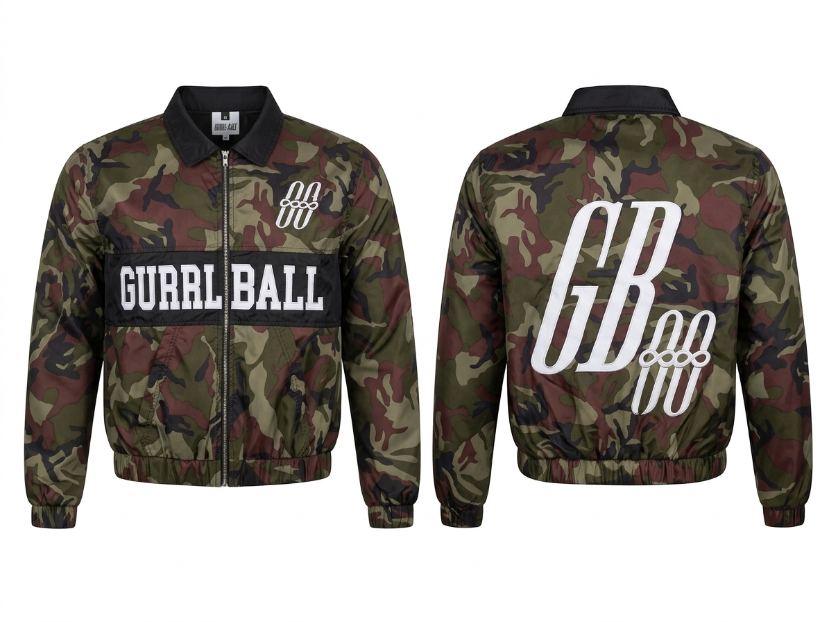 Camouflage Windbreaker