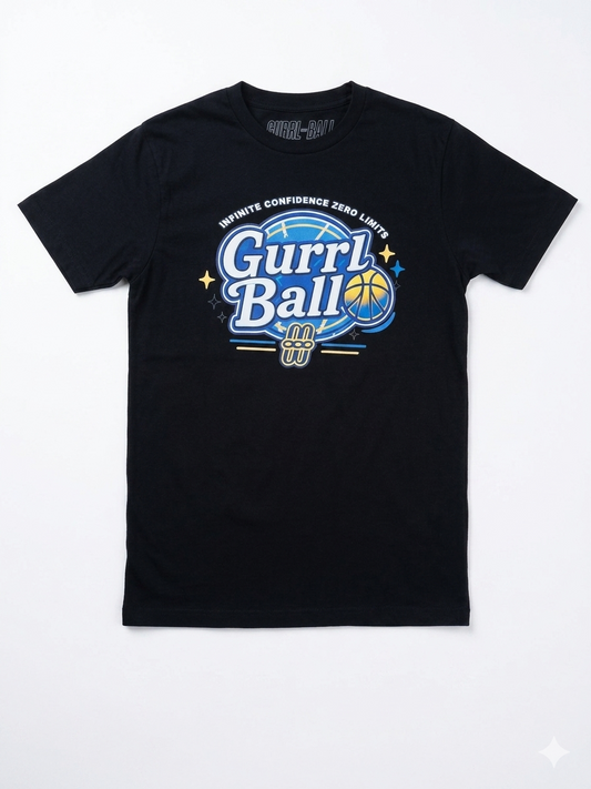 GURRL-BALL 00 Blue/Gold T-Shirt