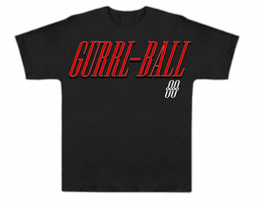 GURRL-BALL 00 RED LOGO T-SHIRT
